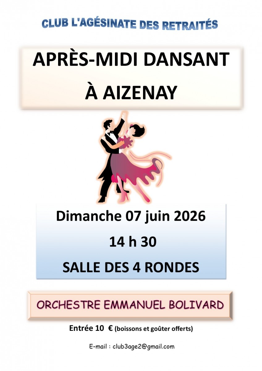Après-midi dansant avec orchestre